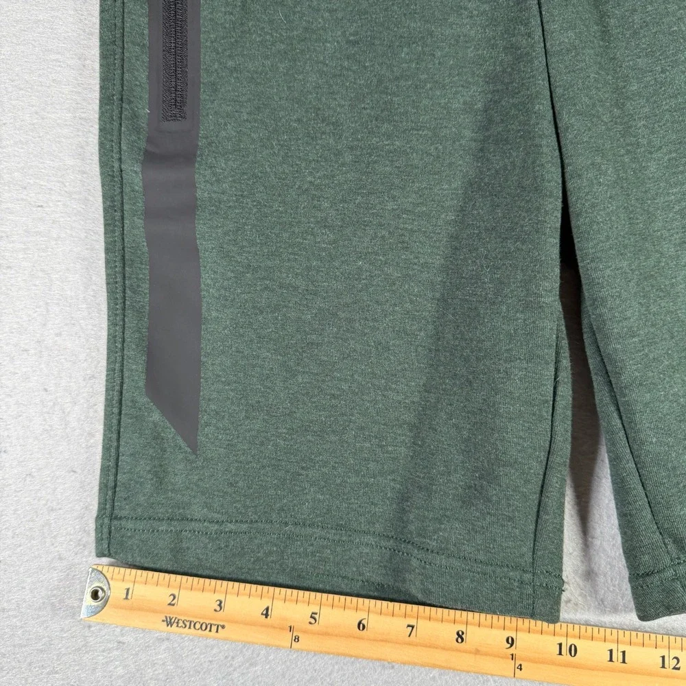 American‎ Eagle Mens Flex Jogger Shorts Heather Green Zip Pocket Small 013-1130